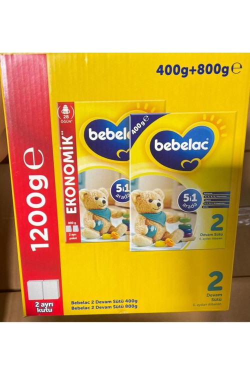2 Devam Sütü 800 Gr + 400 Gr