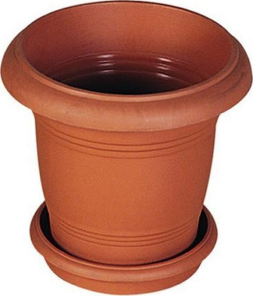 SY-5920 Kahverengi Yuvarlak Antik Saksı Takımı 25 lt No 4