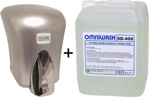SD-400 5 Litre Köpük Sabun ve Dispenser Seti