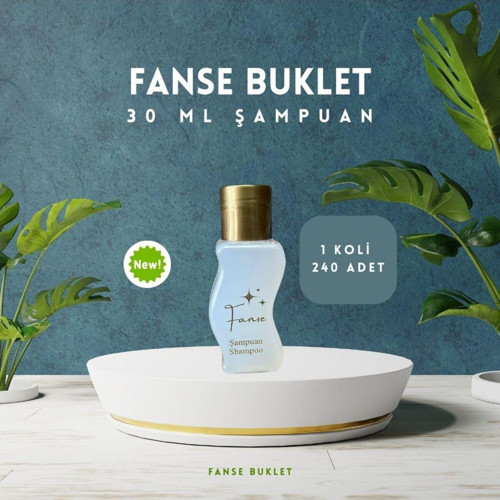 Fanse 30 Ml Otel Tipi Şampuan 1 Koli 240 Adet