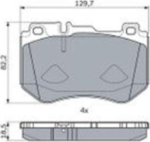 Mercedes C180 0986494777 Ön Fren Balatası