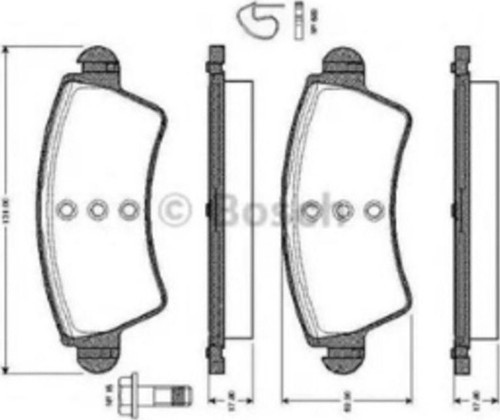 Peugeot 206 306 99 2005 Arası 0986Tb2359 Ön Fren Balatası