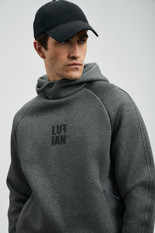 Snow Erkek Sweatshirt Antrasit