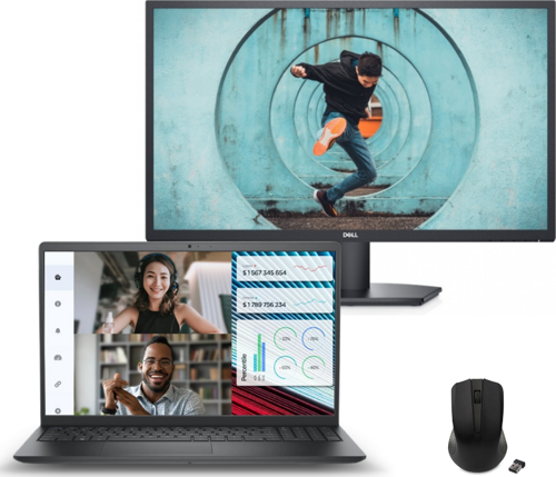 Vostro 3520 i5-1235U 16 GB 2 TBSSD 15.6" FHD Freedos + MONİTÖR N1605PVNB3520U_MTR_SE2722H_BT17
