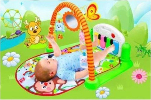 Piyanolu Sesli Işıklı Aynalı ve Aksesuarlı Bebek Oyun Halısı