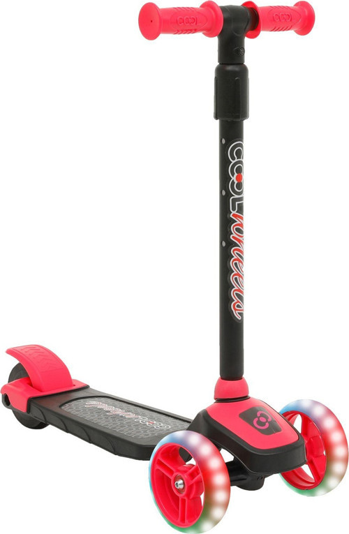 Furkan Toys Furkan Cool Wheels Led Işıklı 3 Tekerlekli Yükseklik Ayarlı Pembe Scooter