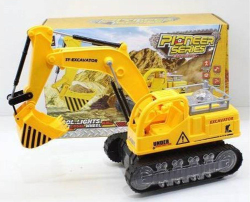 Pilli Oyuncak Kepçe Iş Makinası Dön-çarp Hareketli - 30 Cm (29a)
