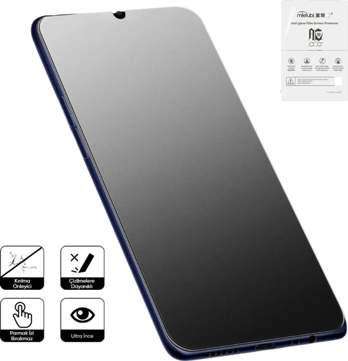 Xiaomi CC9E Matte Esnek Ekran Kırılmaz Cam Ekran Koruyucu Film