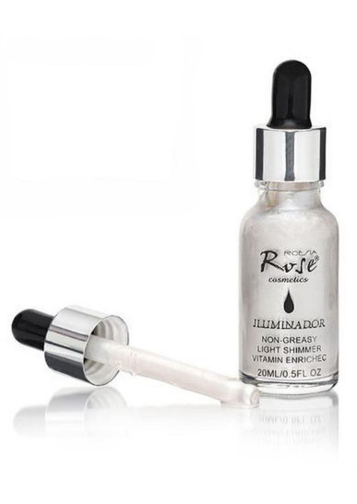 Rose Sıvı Highlighter 20 ml No:1 - Işıltılı Likit Aydınlatıcı - Damlalıklı Aydınlatıcı