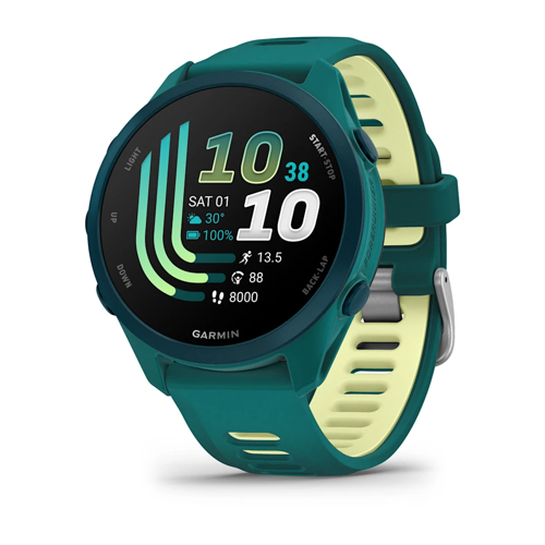 Forerunner 170 Music Turkuaz Yeşili, Turkuaz Yeşili/Limon Sarısı Kayışlı