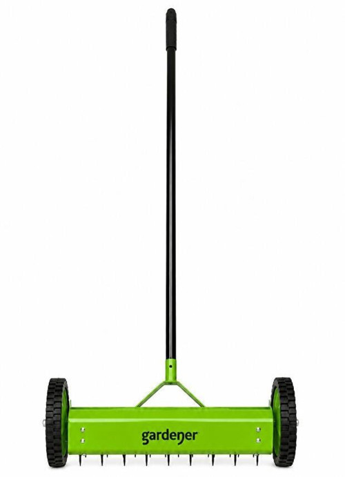 10820 Tekerlekli Çim Havalandırma Tırmığı 150 cm Saplı