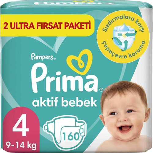 Aktif Bebek 4 Beden 160 Adet Aylık Ekstra Fırsat Paketi