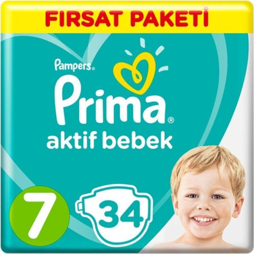 Aktif Bebek Fırsat Paketi 7 No 34'lü