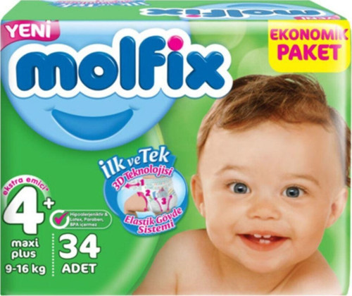 Bebek Bezi 4+ Numara Maxı Plus 9-16 Kg / 136 Adet