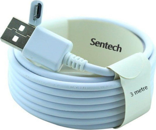 Lenovo K6 (tek Hat) (k33a48) Uyumlu 3 Metre Micro Usb Şarj Ve Data Kablosu
