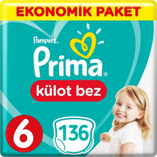 Külot Bebek Bezi 6 Beden Ekonomik Paket 34*4 136 Adet