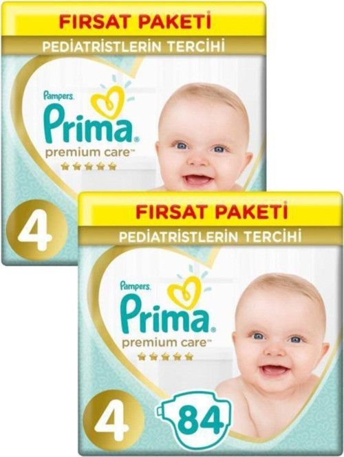 Premium Care Bebek Bezi 4 Beden 9-14 Kg 168'li Maxi