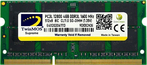 TWINMOS MDD3L4GB1600N 4GB DDR3 1600MHZ CL11 Bellek