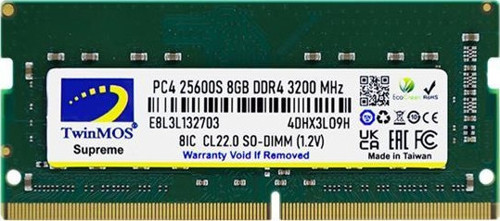 TWINMOS MDD48GB3200N 8GB DDR4 3200MHZ CL22 Bellek