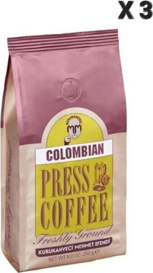 Colombian Press Coffee 250 gr X 3 adet