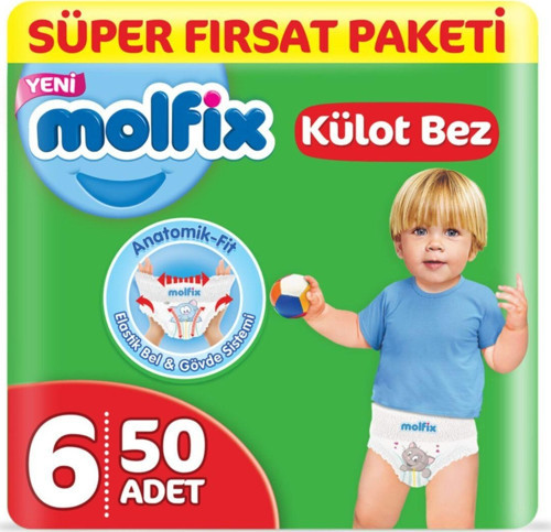 Külot Bez 6 Beden Extra Large Süper Fırsat Paketi 50 Adet