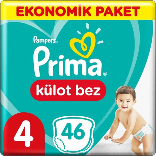 Külot Bebek Bezi 4 Beden Maxi Ekonomik Paket 9-15 Kg 46 Adet