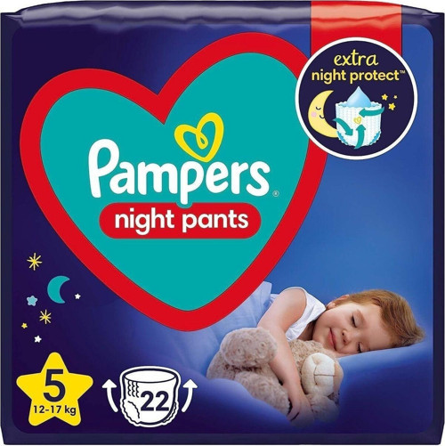 Gece Külot Bebek Bezi 5 Beden 22 Adet İkiz Paket
