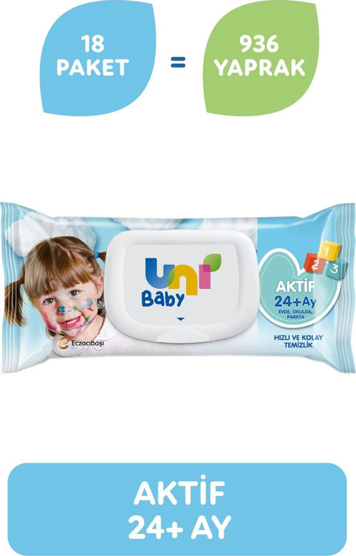 Islak Havlu Sımple Clean 52 Yaprak 18\'li Kapaklı