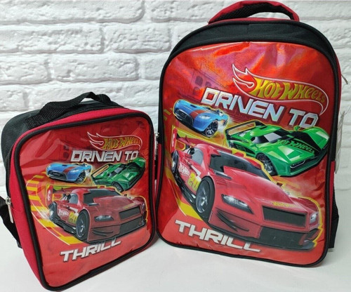 Beslenmeli Erkek Ilkokul Okul Sırt Çantası Hot Wheels Driven To (YERLİ ÜRETİM)