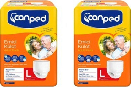 Emici Külot Büyük Large 8'li X 2 (16 Adet)