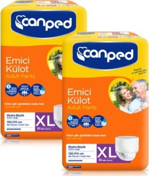 Emici Külot Ekstra Büyük (xl) 60' Adet 2 Paket 30 Luk