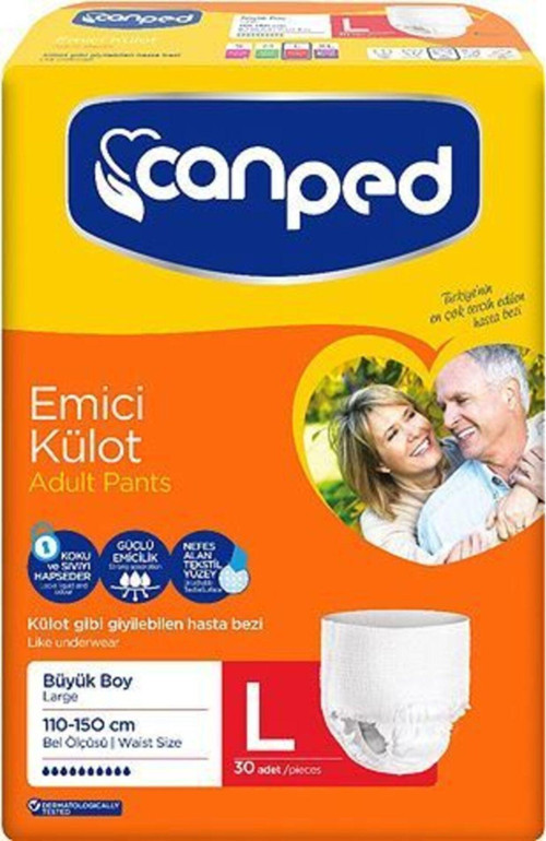 Emici Külot Hasta Bezi Büyük Boy Large 30 Adet Eko Paket
