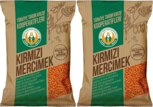 Kırmızı Mercimek 2500 Gr X 2 Paket = 5 Kg