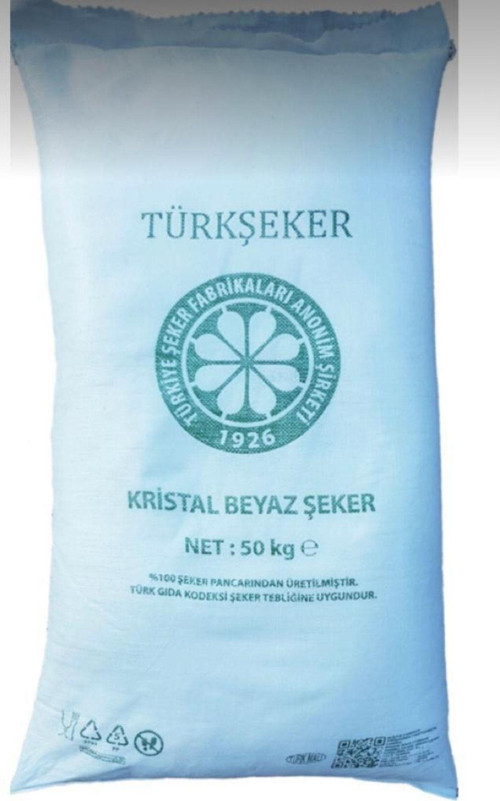 50 Kg Toz Şeker - Doğal Beyaz Pancar Şekeri