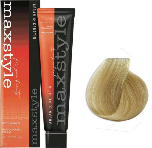 Argan Keratin Saç Boyası 10.0 Açık Sarı x 6 Adet + Sıvı oksidan 6 Adet