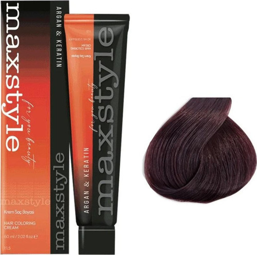 Argan Keratin Saç Boyası 5.66 Şarap Kızılı x 6 Adet