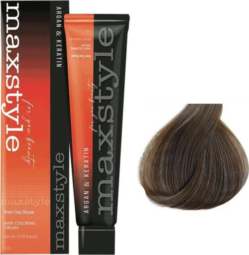 Argan Keratin Saç Boyası 7.2 Bej Kumral x 5 Adet + Sıvı oksidan 5 Adet