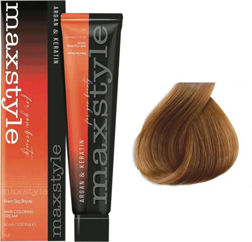 Argan Keratin Saç Boyası 8.3 Açık Kumral Dore x 3 Adet + Sıvı oksidan 3 Adet