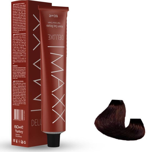 Deluxe Tüp Boya 4.6 Bronz Kızıl 60 ml x 4 Adet + Sıvı Oksidan 4 Adet