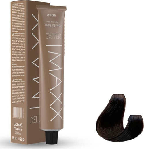 Deluxe Tüp Boya 5.1 Küllü açık Kahve 60 ml x 3 Adet + Sıvı Oksidan 3 Adet