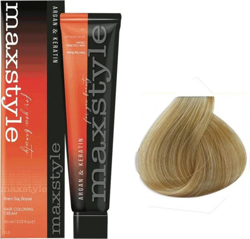 Argan Keratin Saç Boyası 9.0 Sarı x 4 Adet + Sıvı oksidan 4 Adet