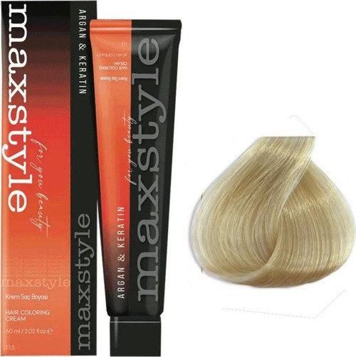 Argan Keratin Saç Boyası 901 Süper Açıcı Küllü Sarı