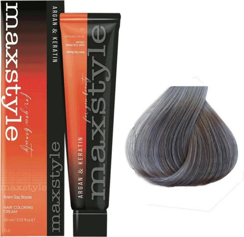 Argan Keratin Saç Boyası Gri x 4 Adet + Sıvı oksidan 4 Adet