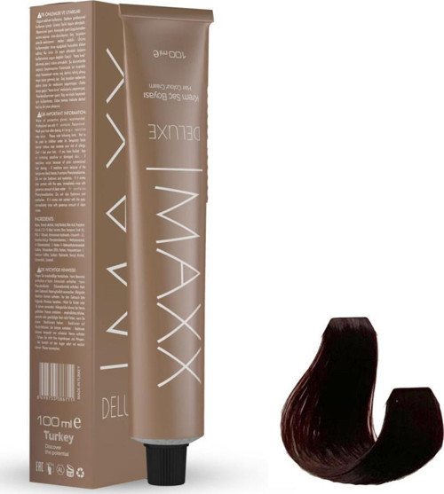 Deluxe Tüp Boya 6.68 Bronz Kahve 60 ml x 3 Adet + Sıvı Oksidan 3 Adet