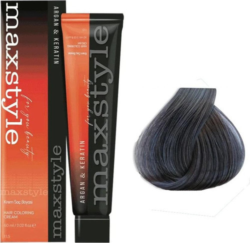Argan Keratin Saç Boyası Koyu Gri x 3 Adet + Sıvı oksidan 3 Adet