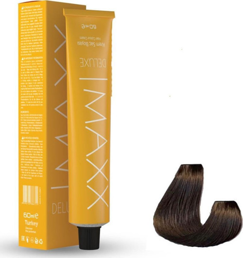 Deluxe Tüp Boya 7.0 Kumral 60 ml x 3 Adet + Sıvı Oksidan 3 Adet