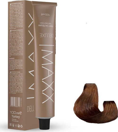 Deluxe Tüp Boya 7.73N Altın Karamel 60 ml x 4 Adet + Sıvı Oksidan 4 Adet