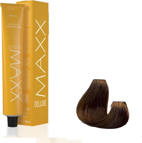Deluxe Tüp Boya 8.1 Küllü Açık Kumral 60 ml x 3 Adet + Sıvı Oksidan 3 Adet