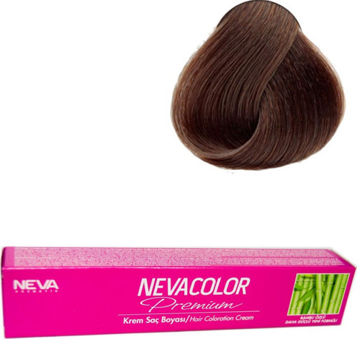 Nevacolor Tüp Boya 6.1 Küllü Koyu Kumral x 2 Adet + Sıvı Oksidan 2 Adet