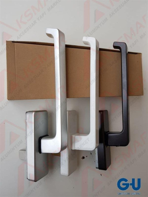 Aluminyum Tam Otomatik Sürme Için Kapı Kolu -sol Gri